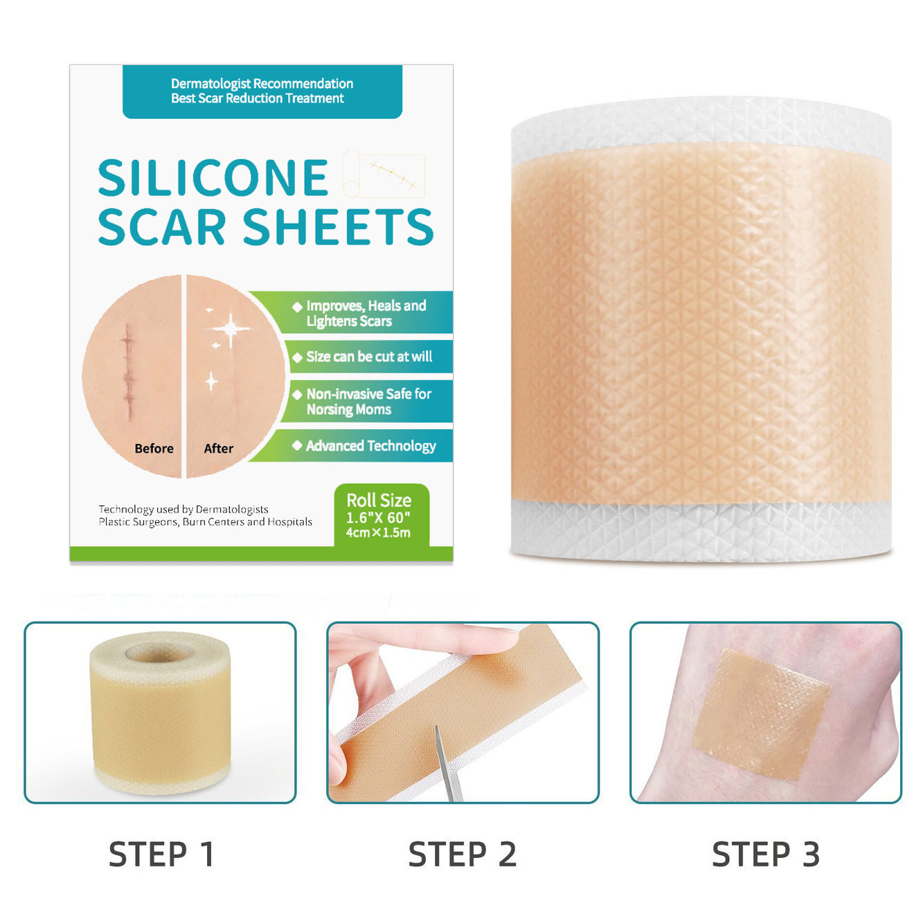 Naveo - Silicone Scar Tape