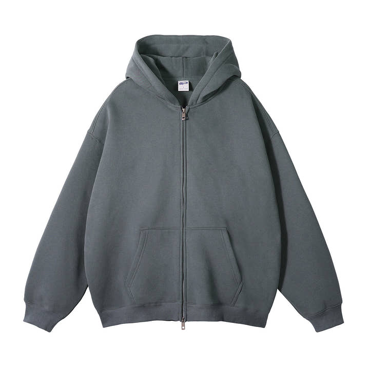 Loose Fashion Brand Hooded Men's Sweater Fleece-lined Thickened