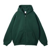 Loose Fashion Brand Hooded Men's Sweater Fleece-lined Thickened