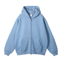 Loose Fashion Brand Hooded Men's Sweater Fleece-lined Thickened
