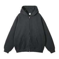Loose Fashion Brand Hooded Men's Sweater Fleece-lined Thickened